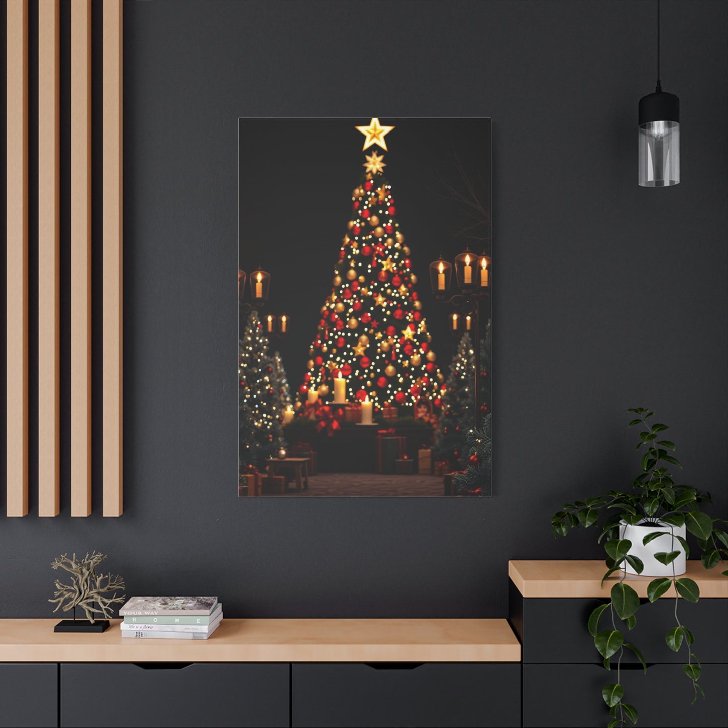 Supreme Black Christmas Art Wall Art & Canvas Print