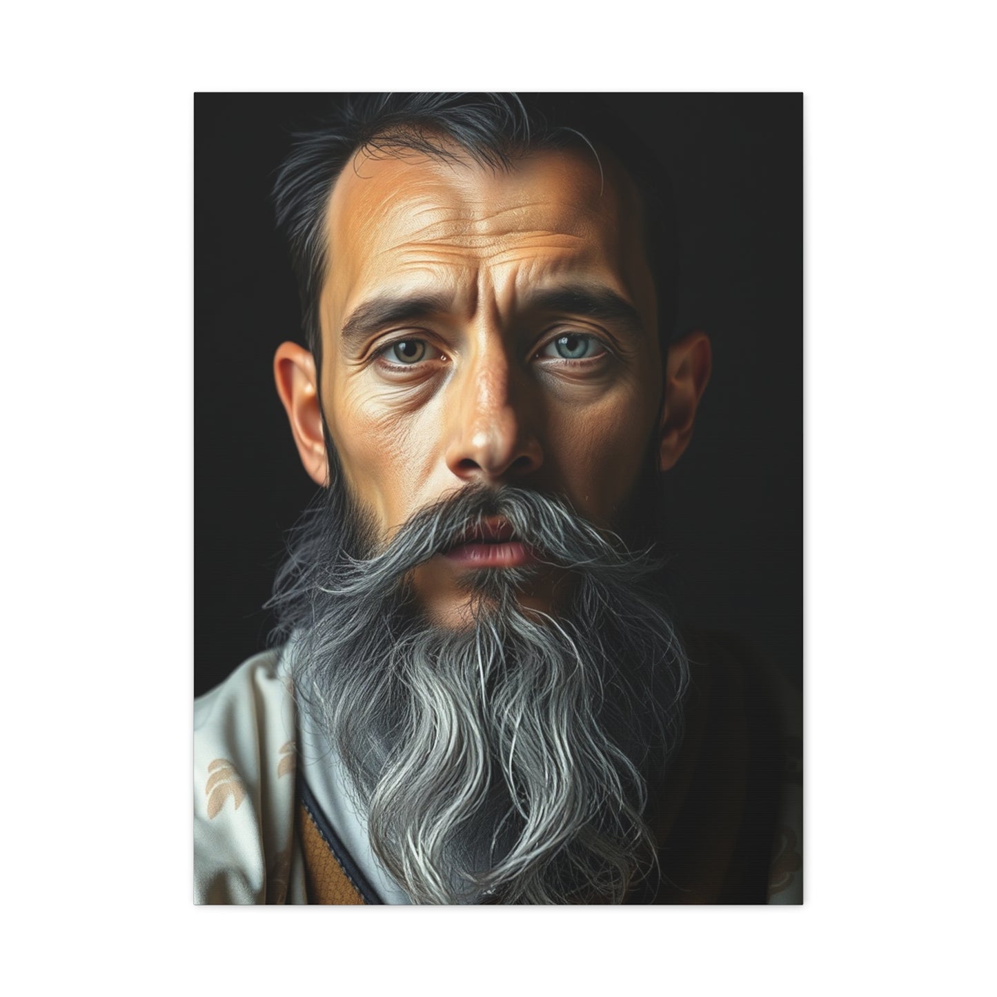 Elite Charcoal, Onyx, and Ivory Art Vision Wall Art & Canvas Print