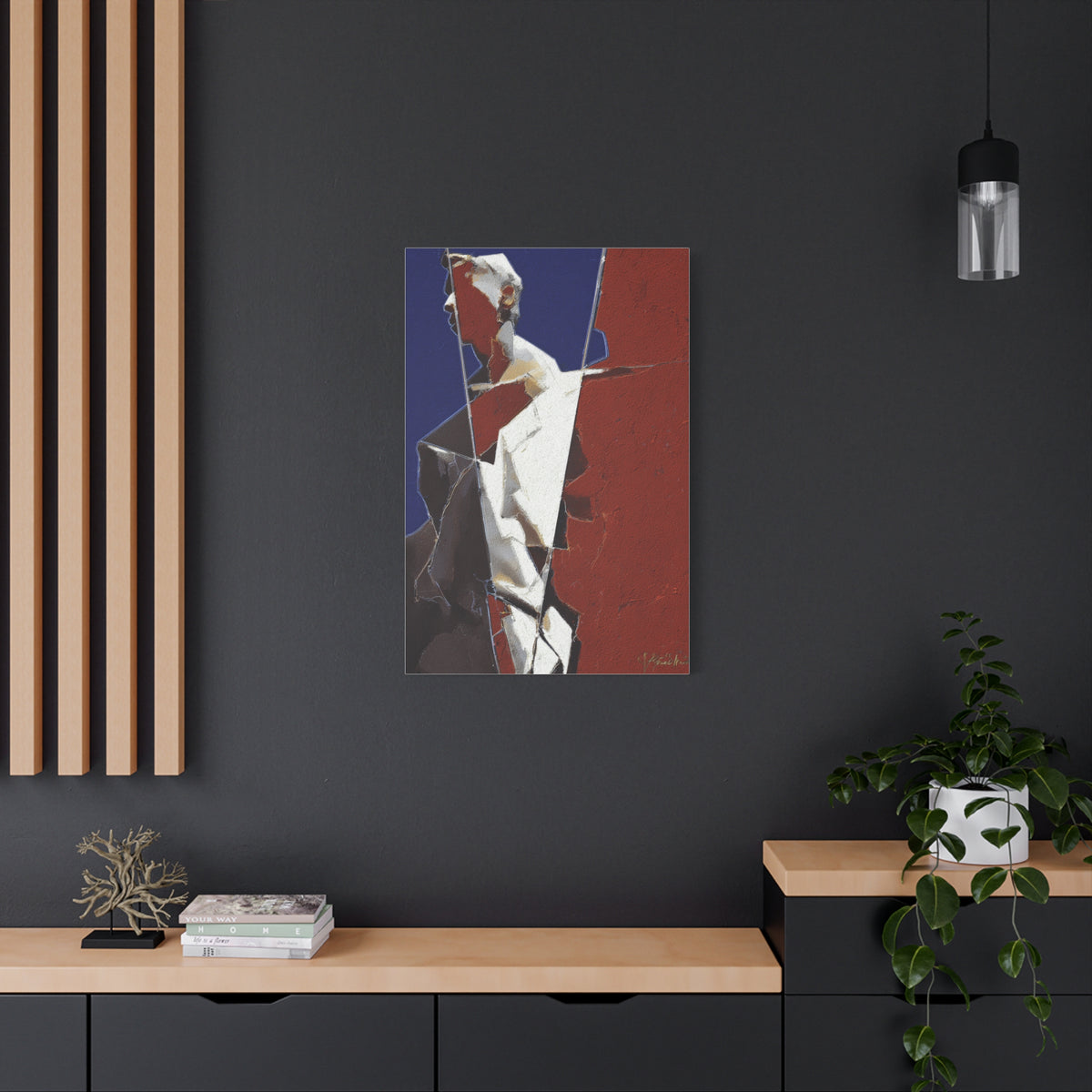 Fragmented Classical Sculpture Abstract Wall Art & Canvas Print
