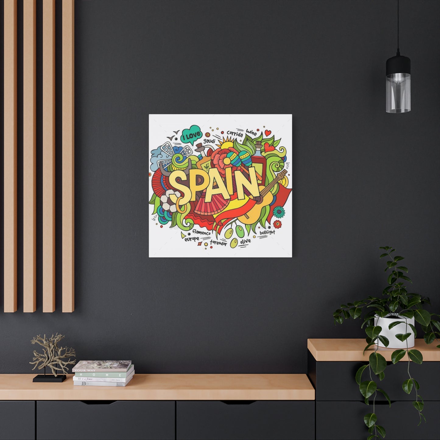 Spain Graffiti Wall Art & Canvas Prints
