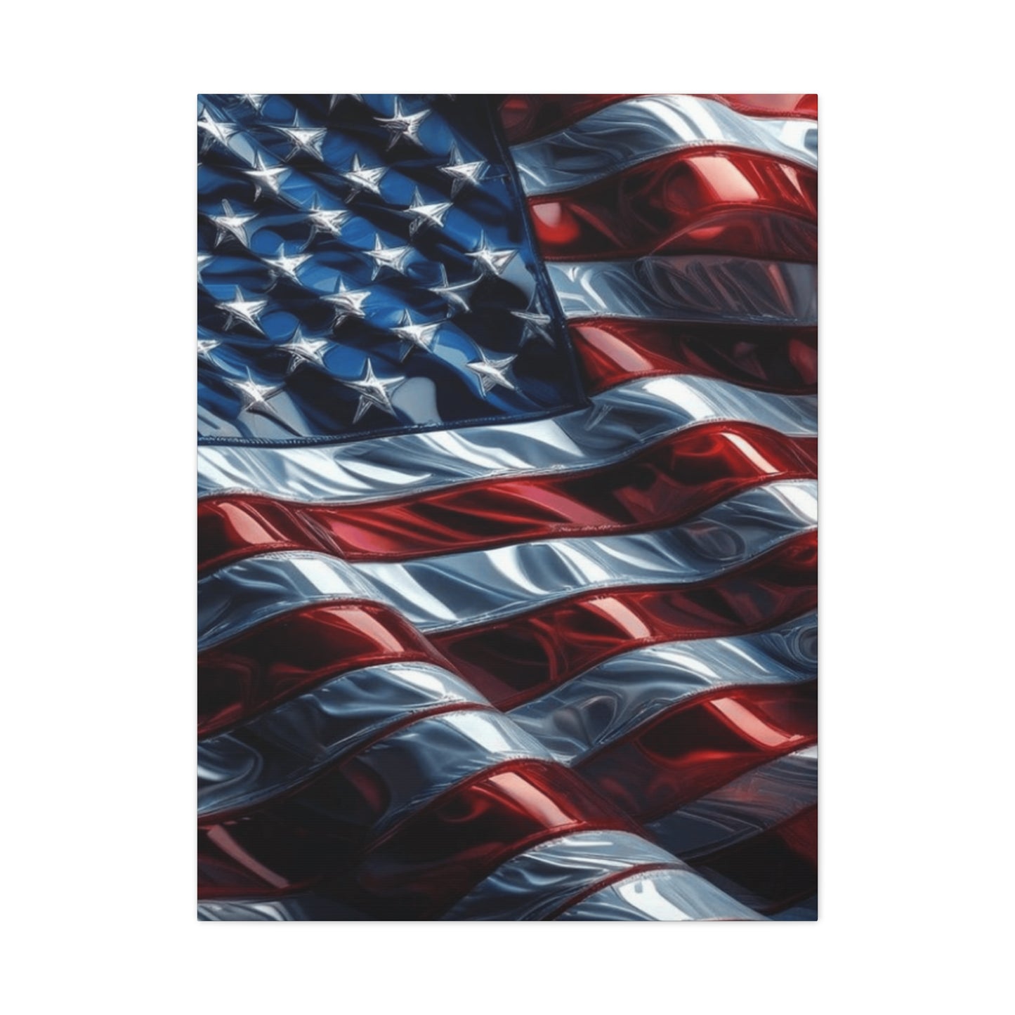 American Flag Waves Wall Art & Canvas Prints