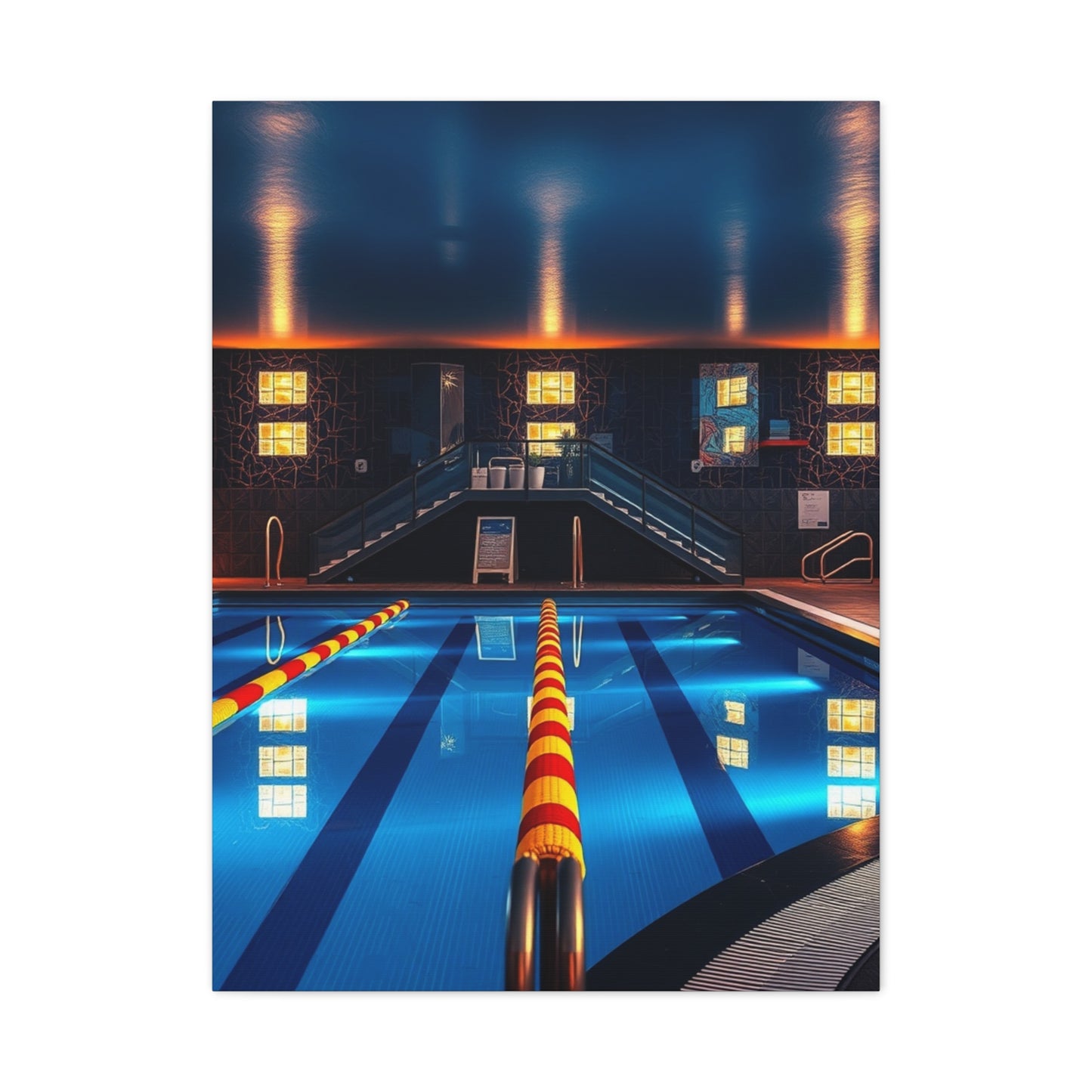 Supreme Swimming Pool Art Collection Wall Art & Canvas Print