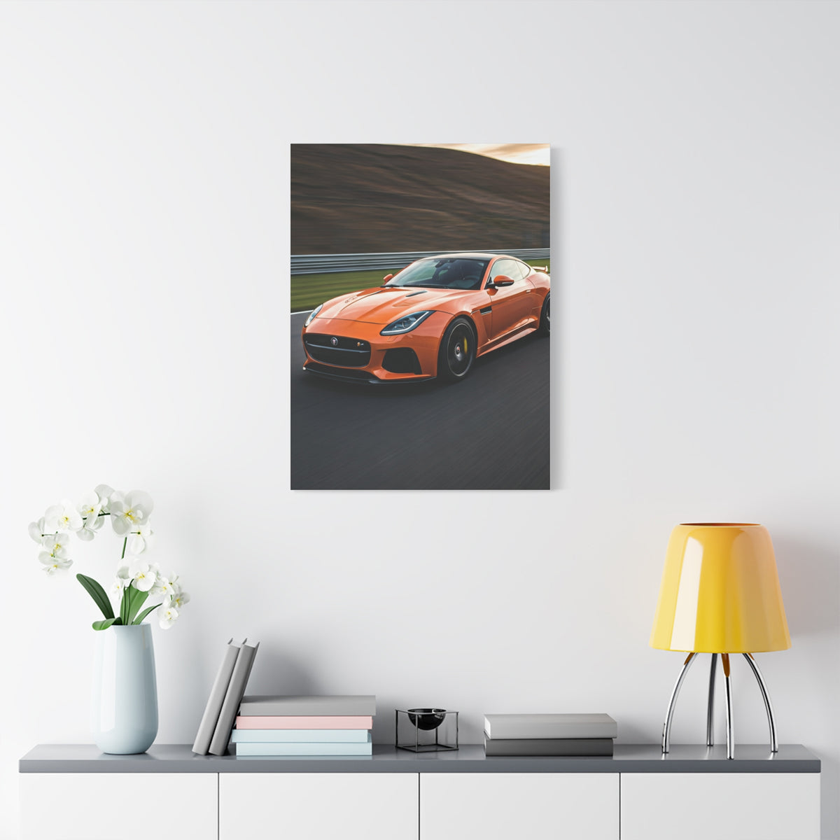 Jaguar F Type High Speed Straight Performance Wall Art & Canvas Prints