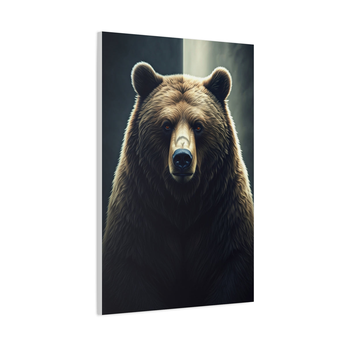 Regal Grizzly Close-Up Portrait Wall Art & Canvas Prints
