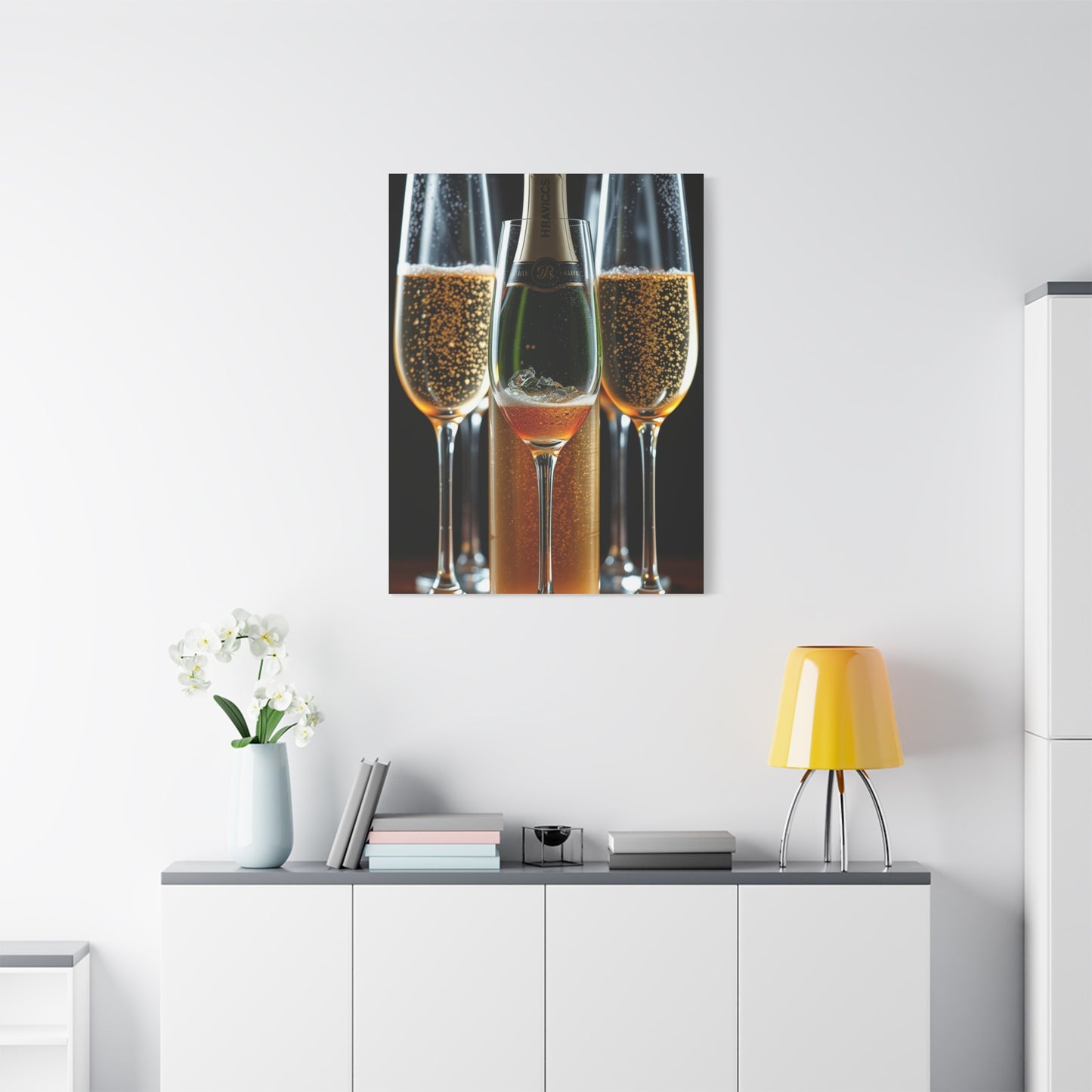 Vision Champagne Art Art Wall Art & Canvas Print