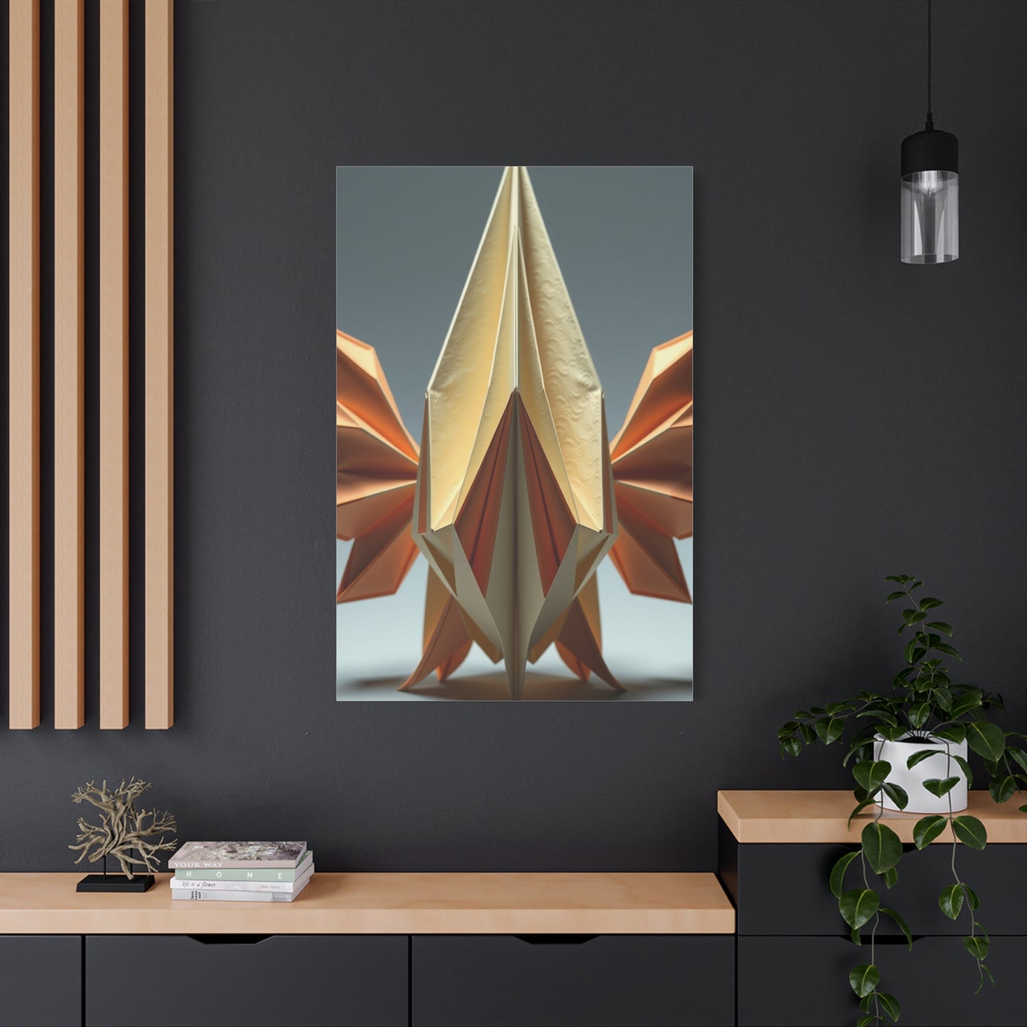 Origami Enigma Canvas Wall Art & Canvas Print