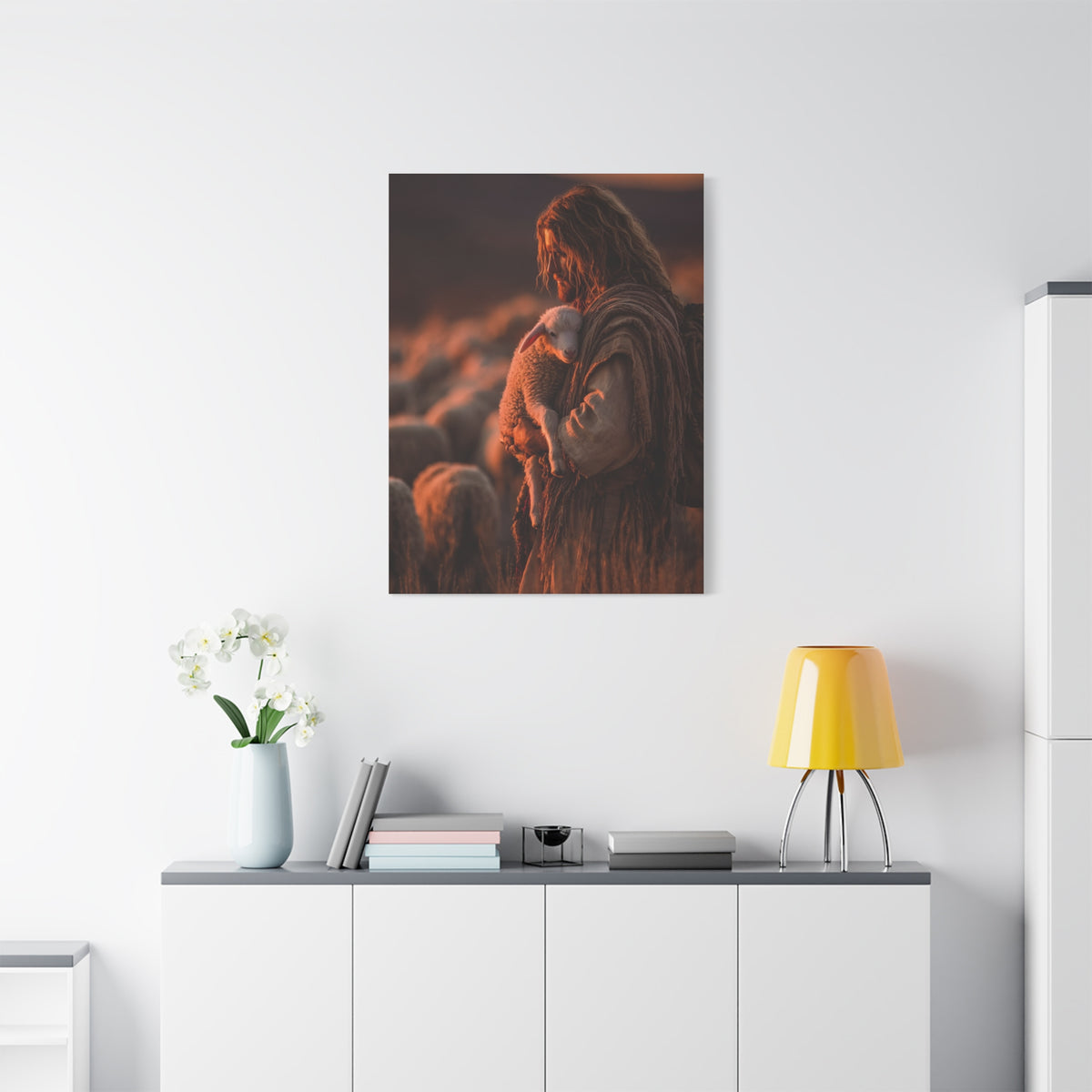 The Good Shepherd Intimate Portrait Wall Art & Canvas Print