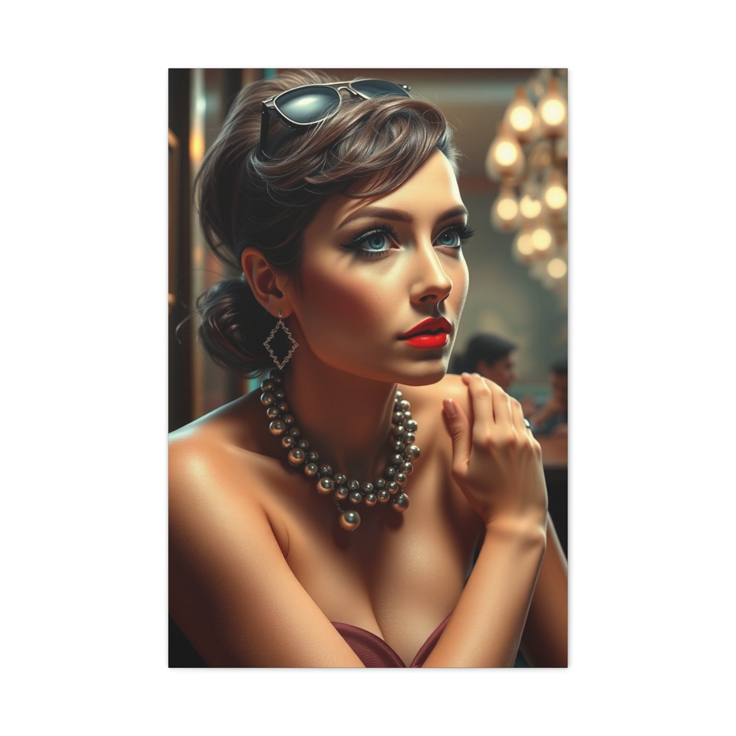 Breakfast At Tiffany’s Characters Art Luxury Canvas Wall Art & Canvas Print