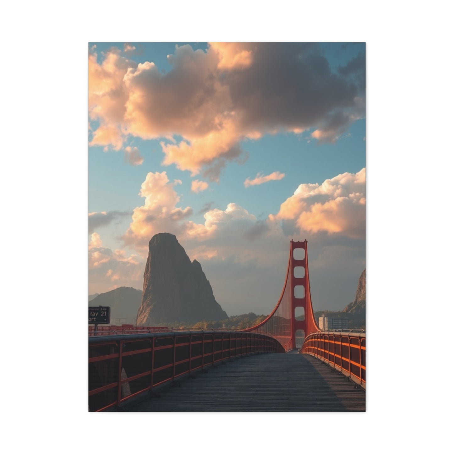 Verdant Horizon Elegance Wall Art & Canvas Print