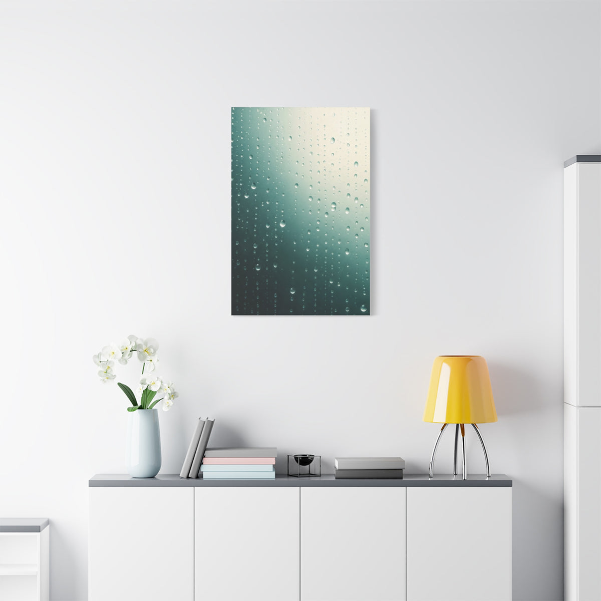 Rain Mist Gradient Wall Art & Canvas Prints