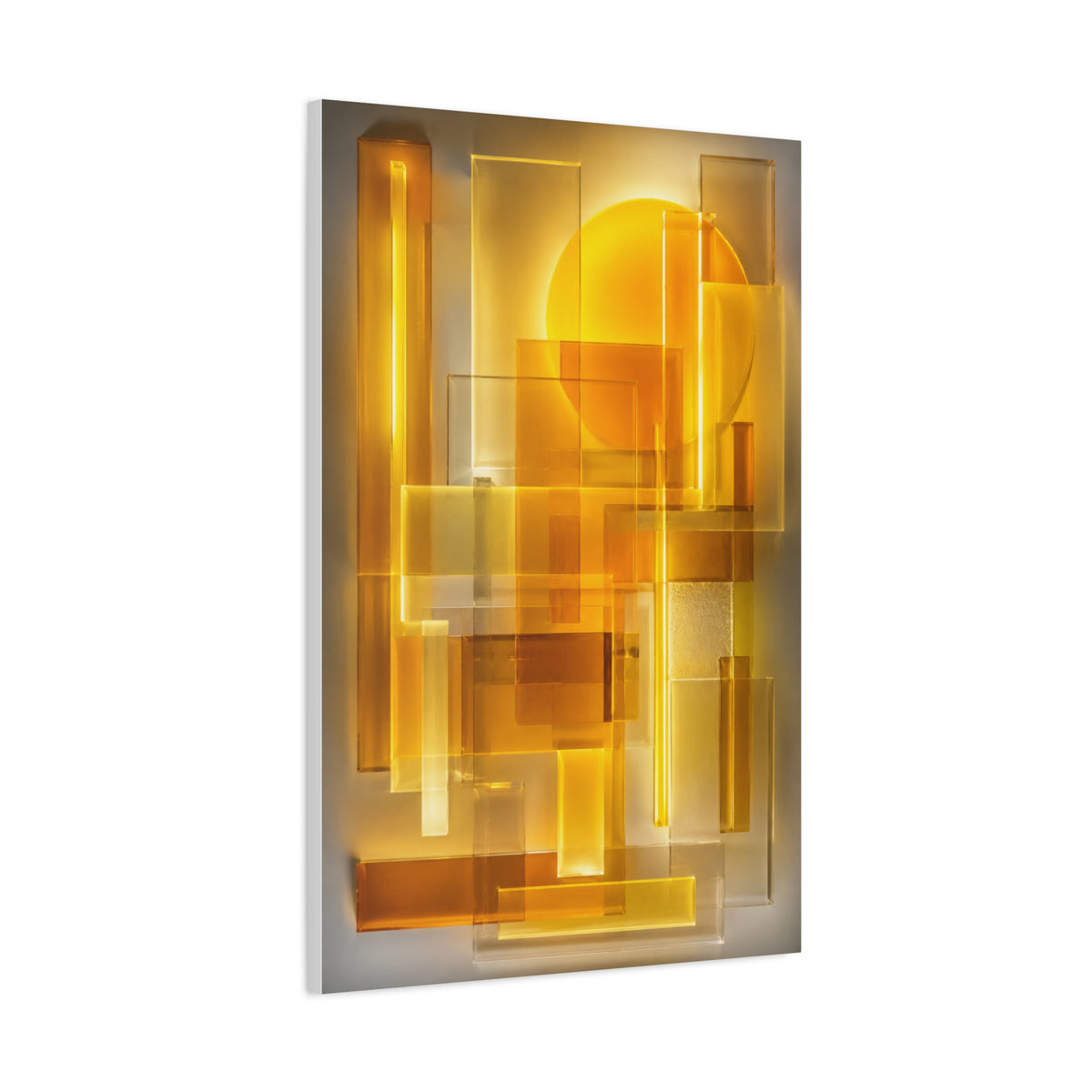 Acrylic Glass Luminous Panel Abstract Wall Art & Canvas Print