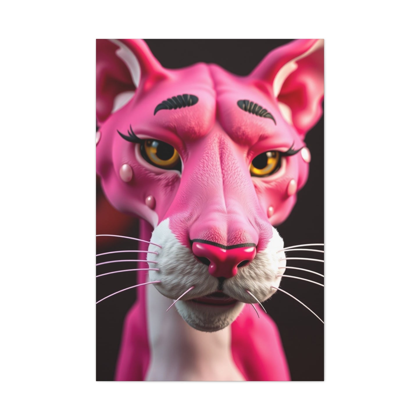 Crimson Panther Prestige Art Wall Art & Canvas Print