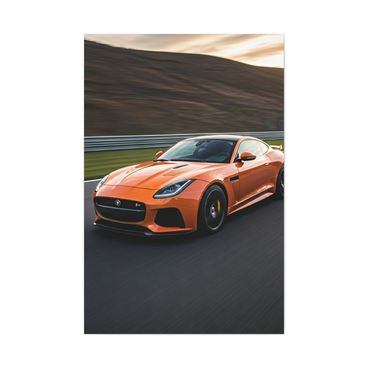Jaguar F Type High Speed Straight Performance Wall Art & Canvas Prints