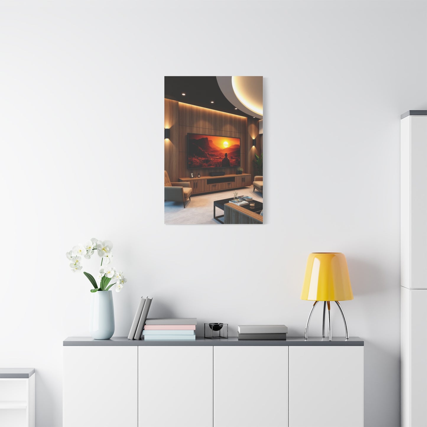 Home Theatre Decor Art Luxury Canvas Wall Art & Canvas Print