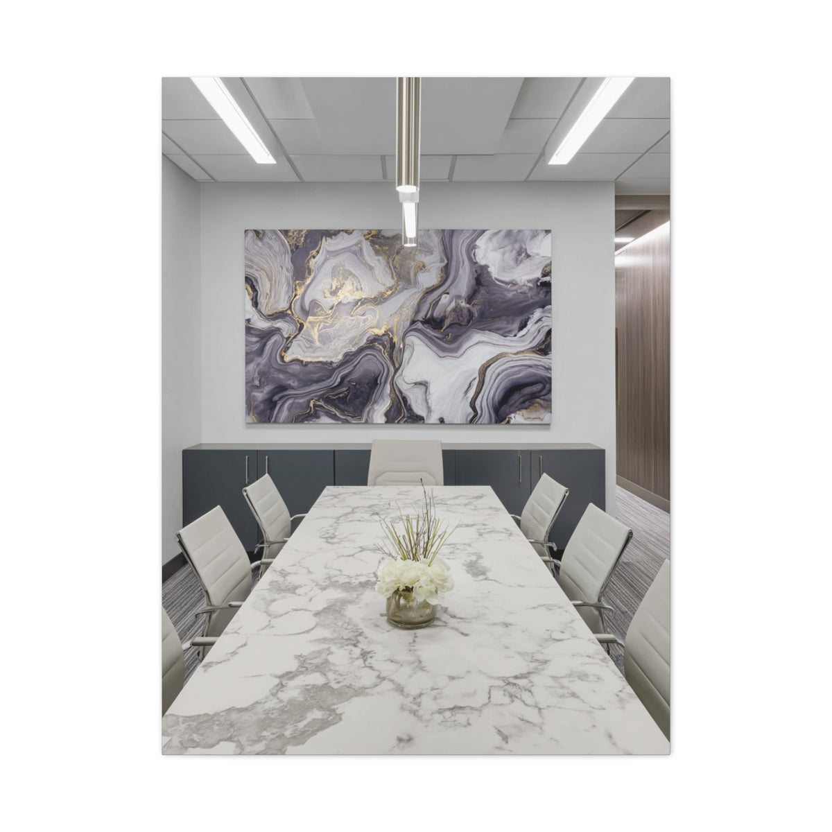 Mineral Stone Inspired Law Office Conference Wall Art & Canvas Print