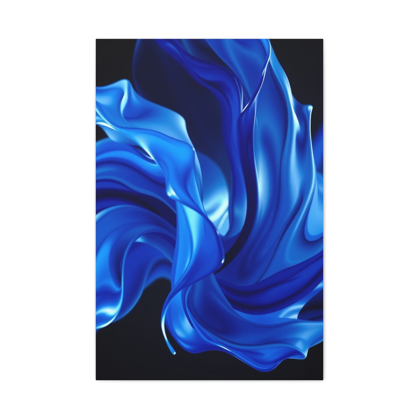 Masterpiece Blue Abstract Art Vision Wall Art & Canvas Print