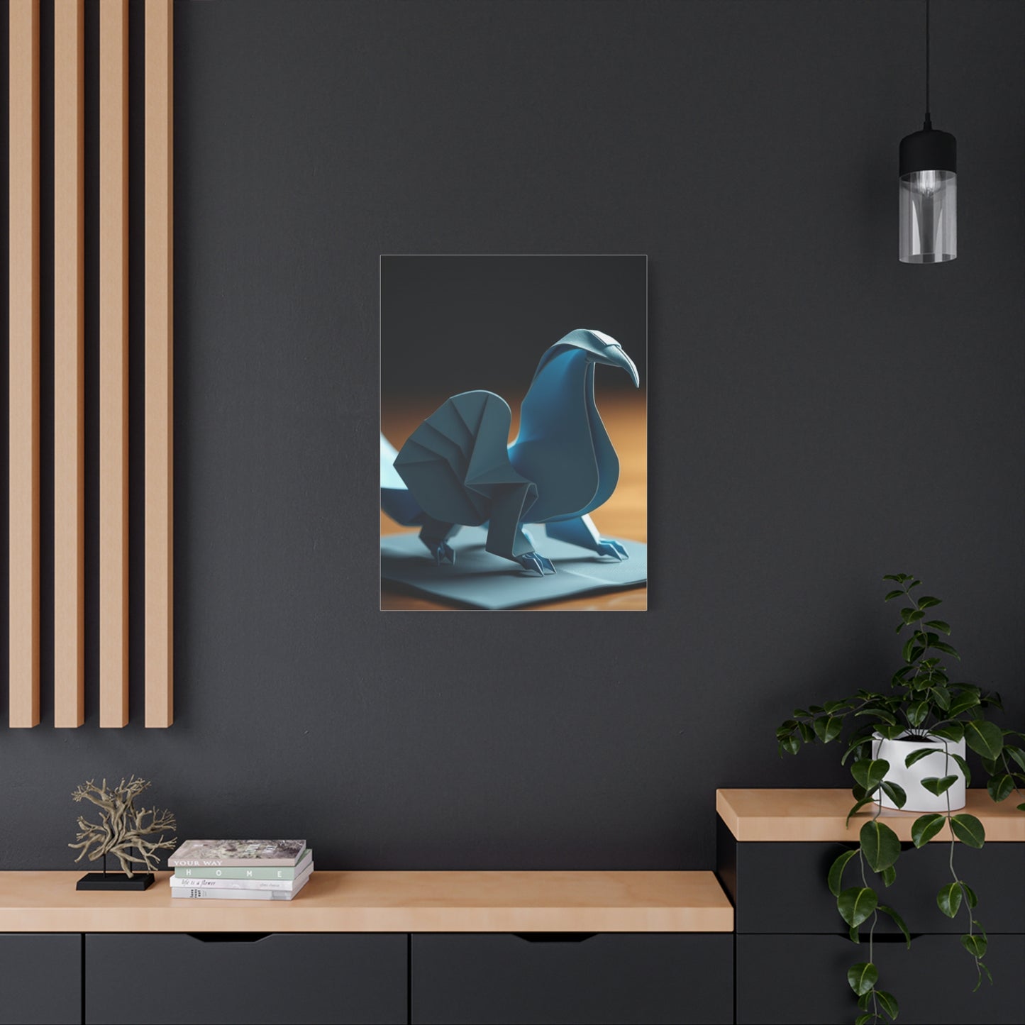 Whispered Origami Elegance Wall Art & Canvas Print
