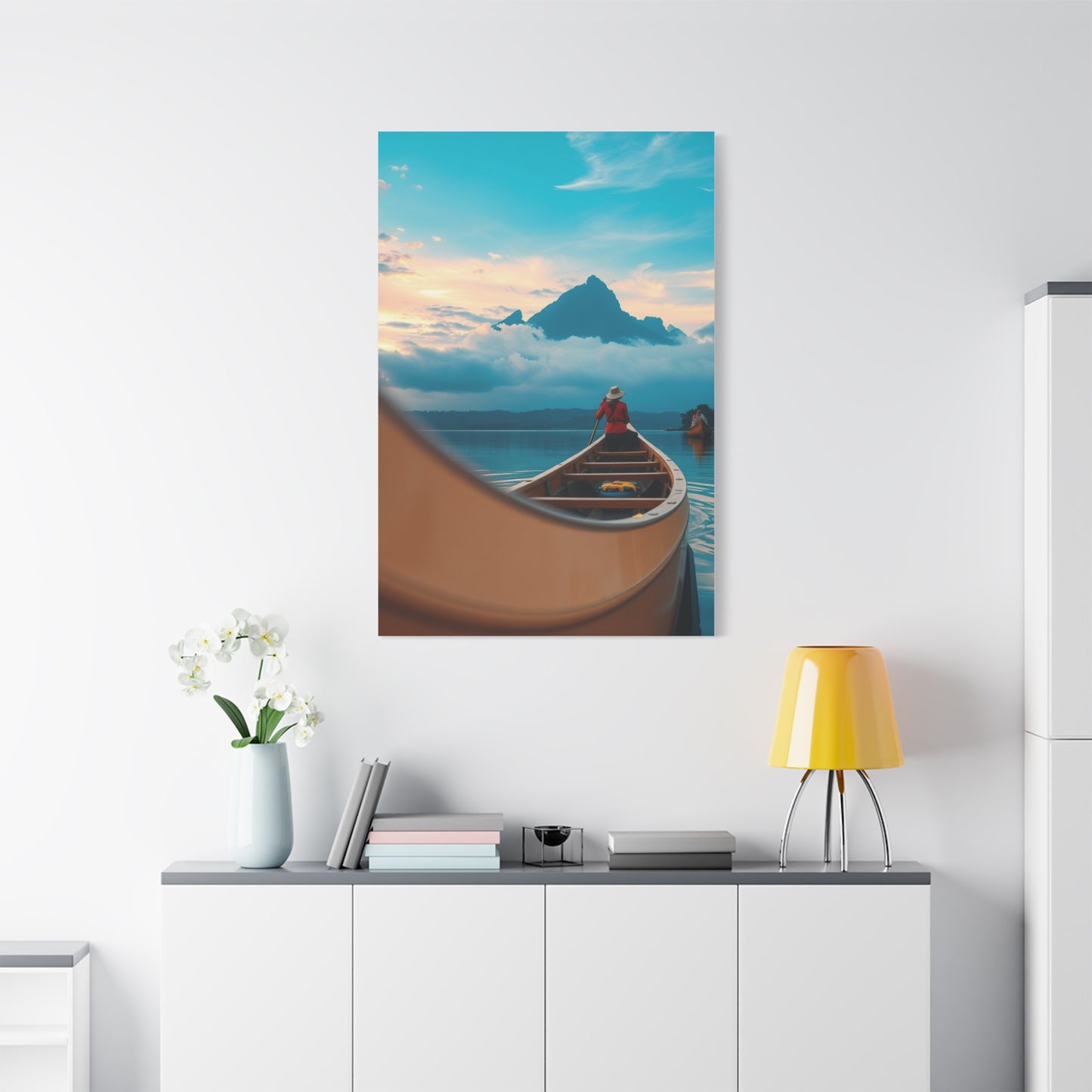 Masterpiece Canoe Art Vision Wall Art & Canvas Print
