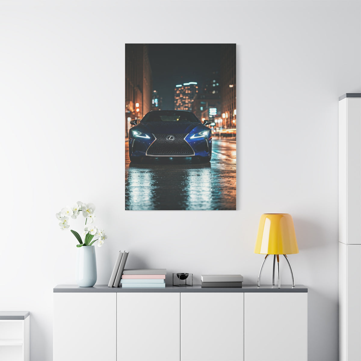 Lexus LC 500 City Night Sophistication Wall Art & Canvas Prints