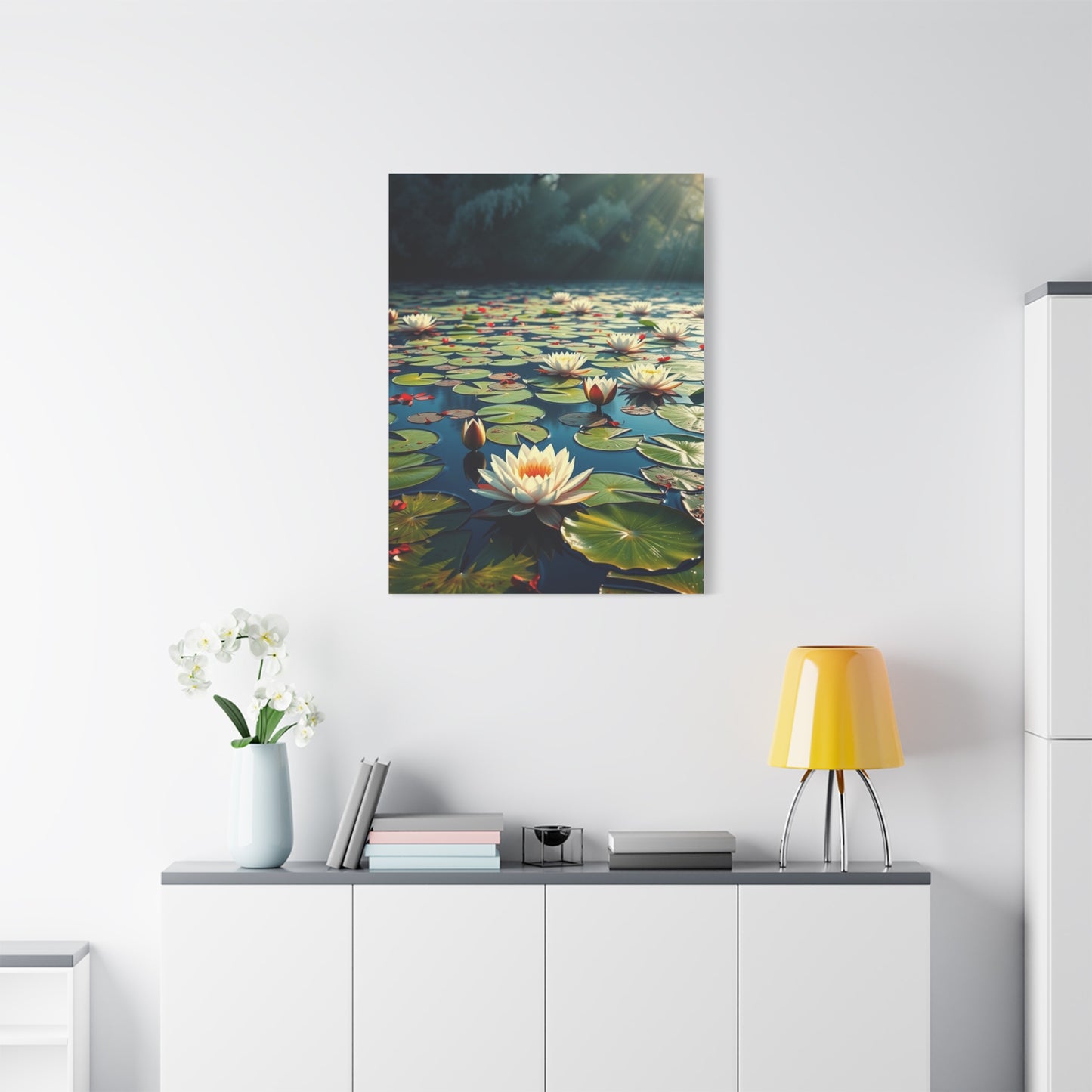 Claude Monet Water Lilies Art Supreme Canvas Wall Art & Canvas Print
