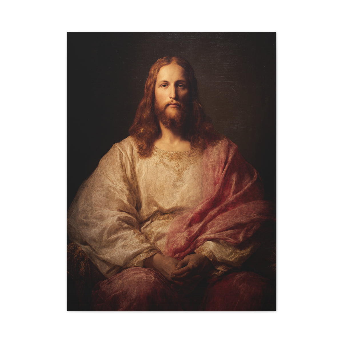 Christ in Divine Serenity Renaissance Religious Wall Art & Canvas Print