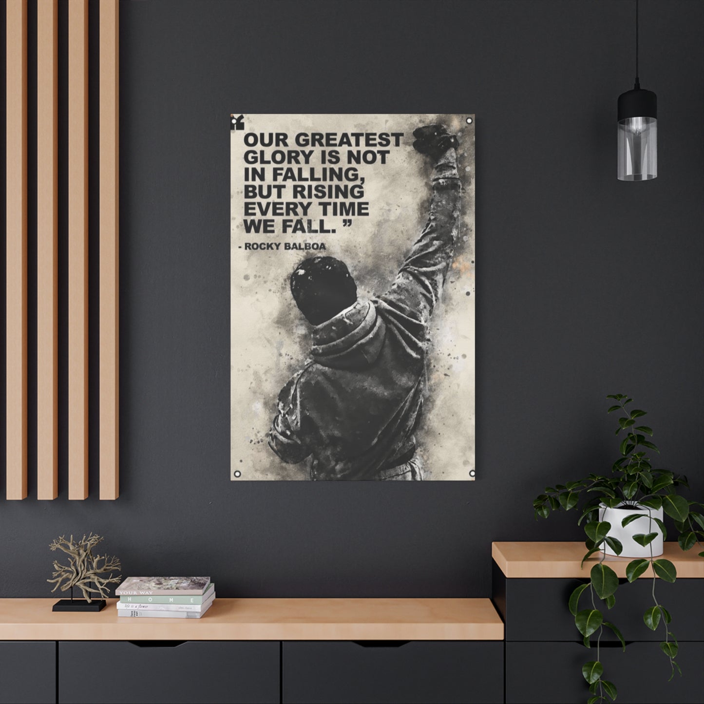 Rocky Balboa Quote Wall Art & Canvas Prints