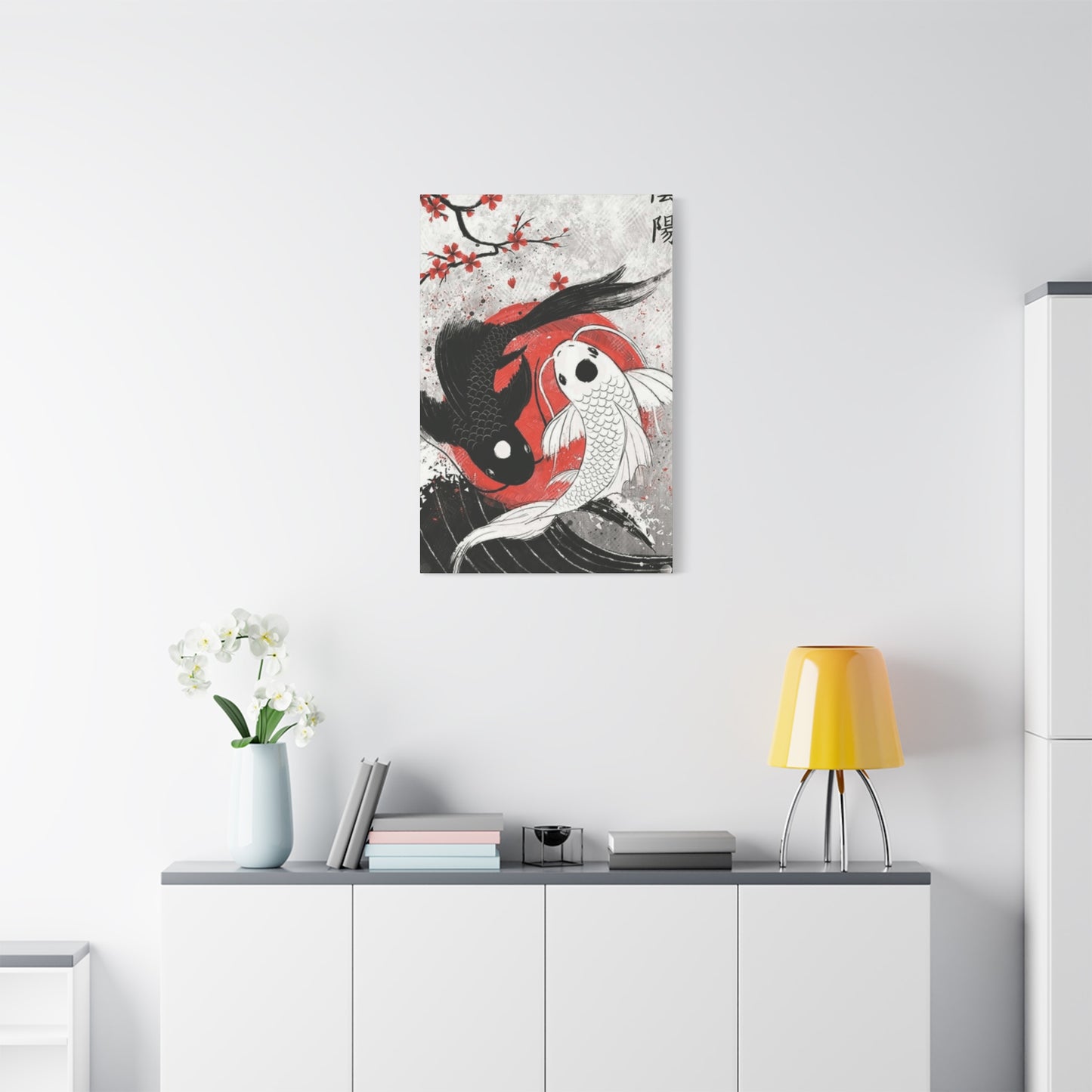 Fish Yin Yang Wall Art & Canvas Prints