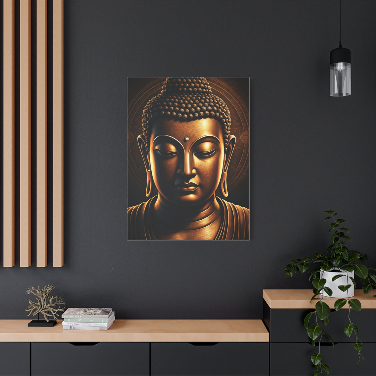Radiant Halo Buddha Wall Art & Canvas Prints