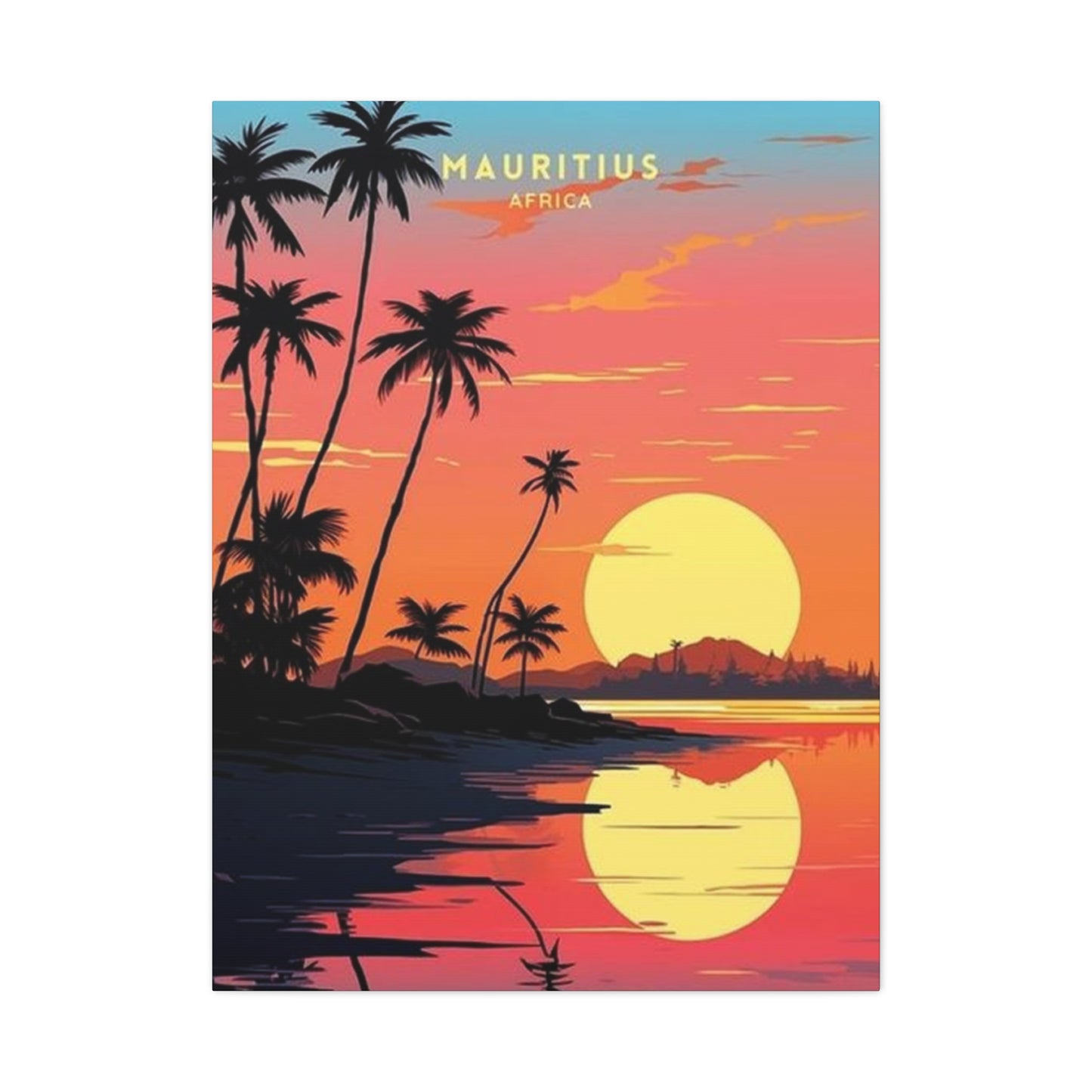 Mauritius Resort Poster Wall Art & Canvas Prints