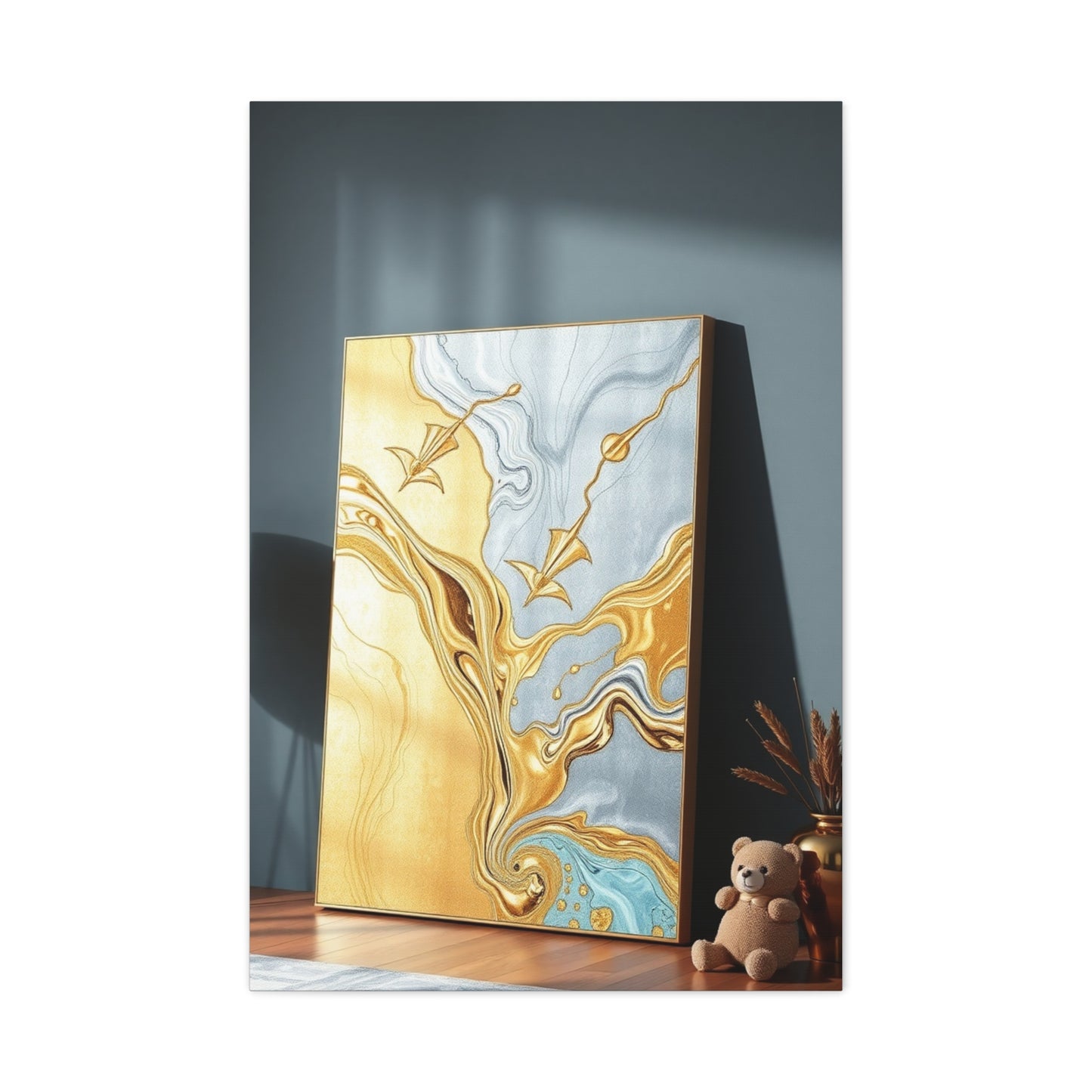Vision Gold & Silver Canvas Art Art Wall Art & Canvas Print