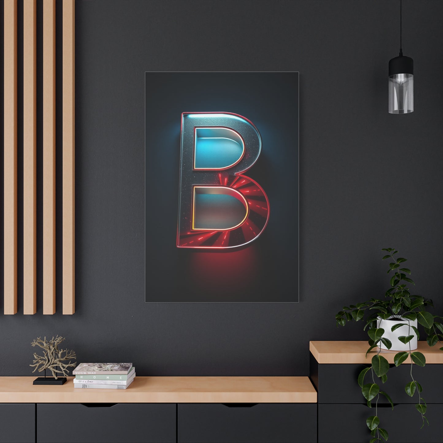 Alphabet & Letter Art Luxury Canvas Wall Art & Canvas Print