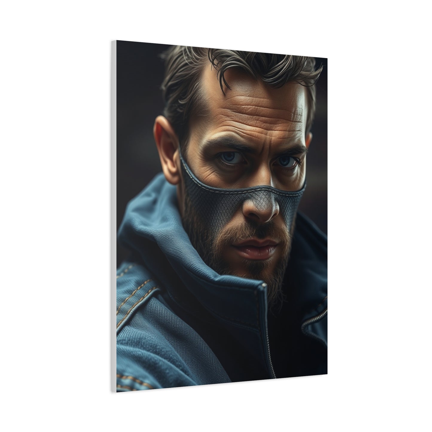 Denim and Leather Art Supreme Canvas Wall Art & Canvas Print