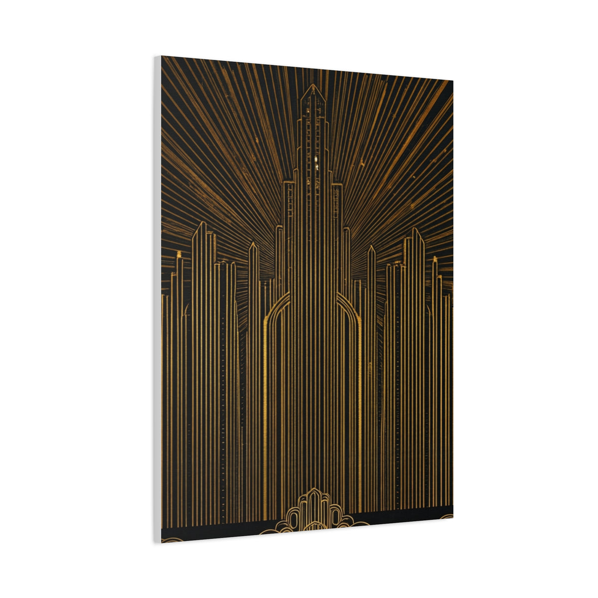 Radiant Art Deco Skyline Wall Art & Canvas Prints