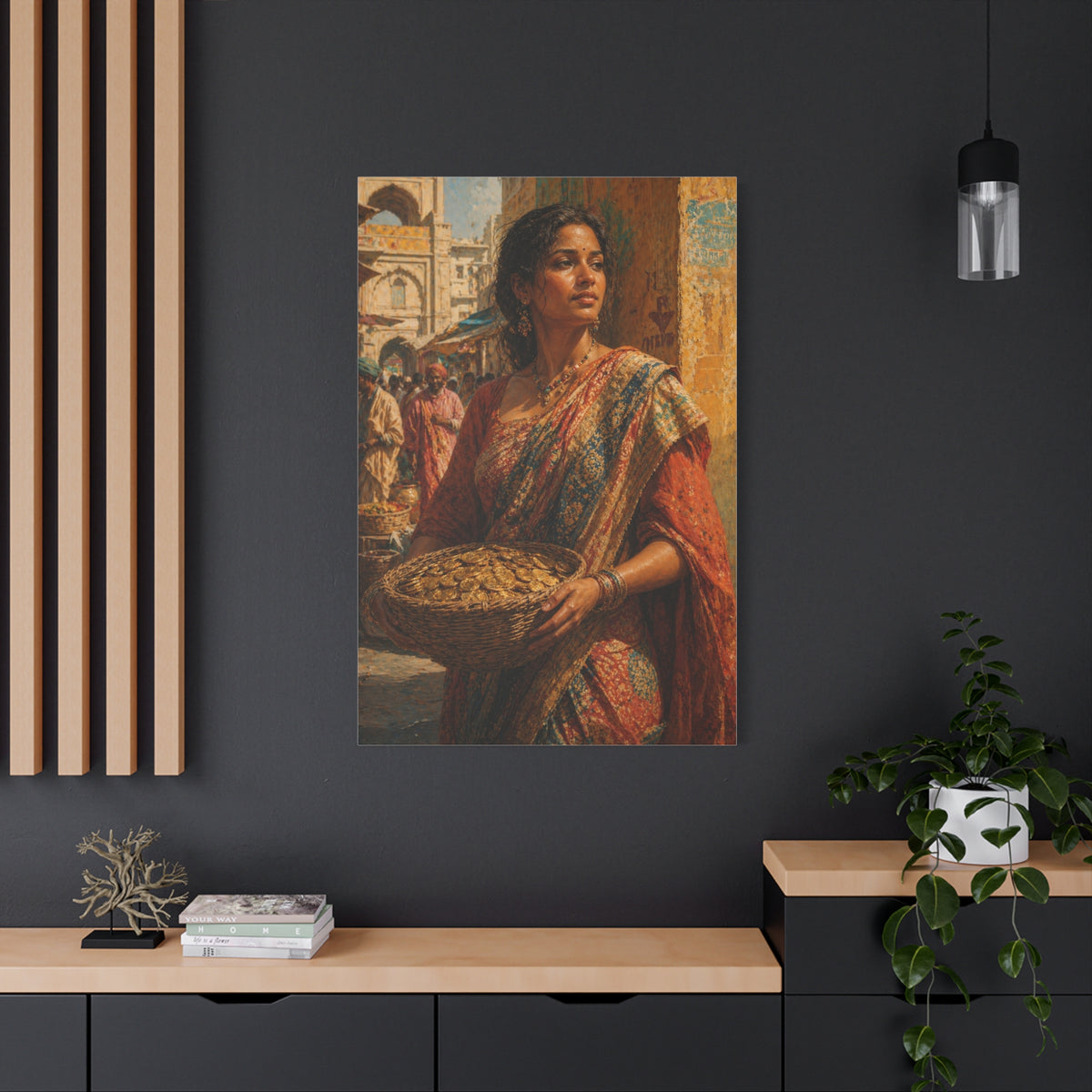 Market Day Cultural Portrait Wall Art & Canvas Print