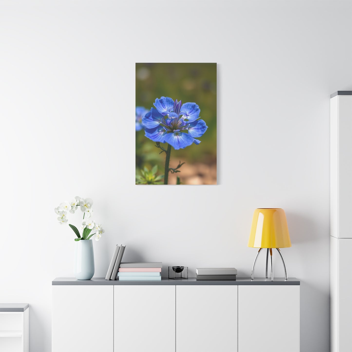 Supreme Bluebonnet Flower Art Wall Art & Canvas Print