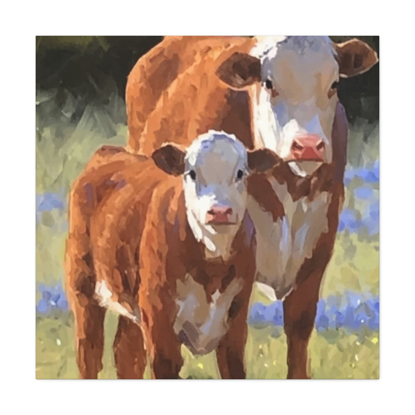 Beautiful Cow Wall Art & Canvas Prints