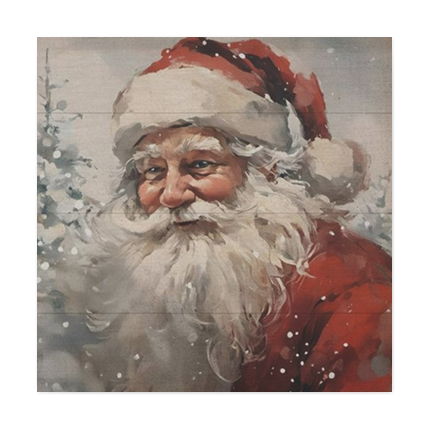Santa Clause Face Wall Art & Canvas Prints
