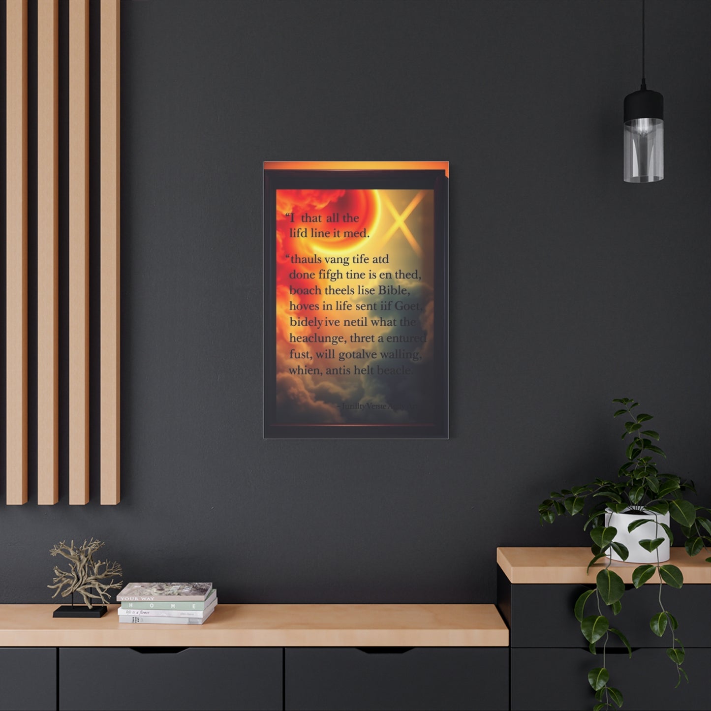Vision Bible Verse Art Art Wall Art & Canvas Print