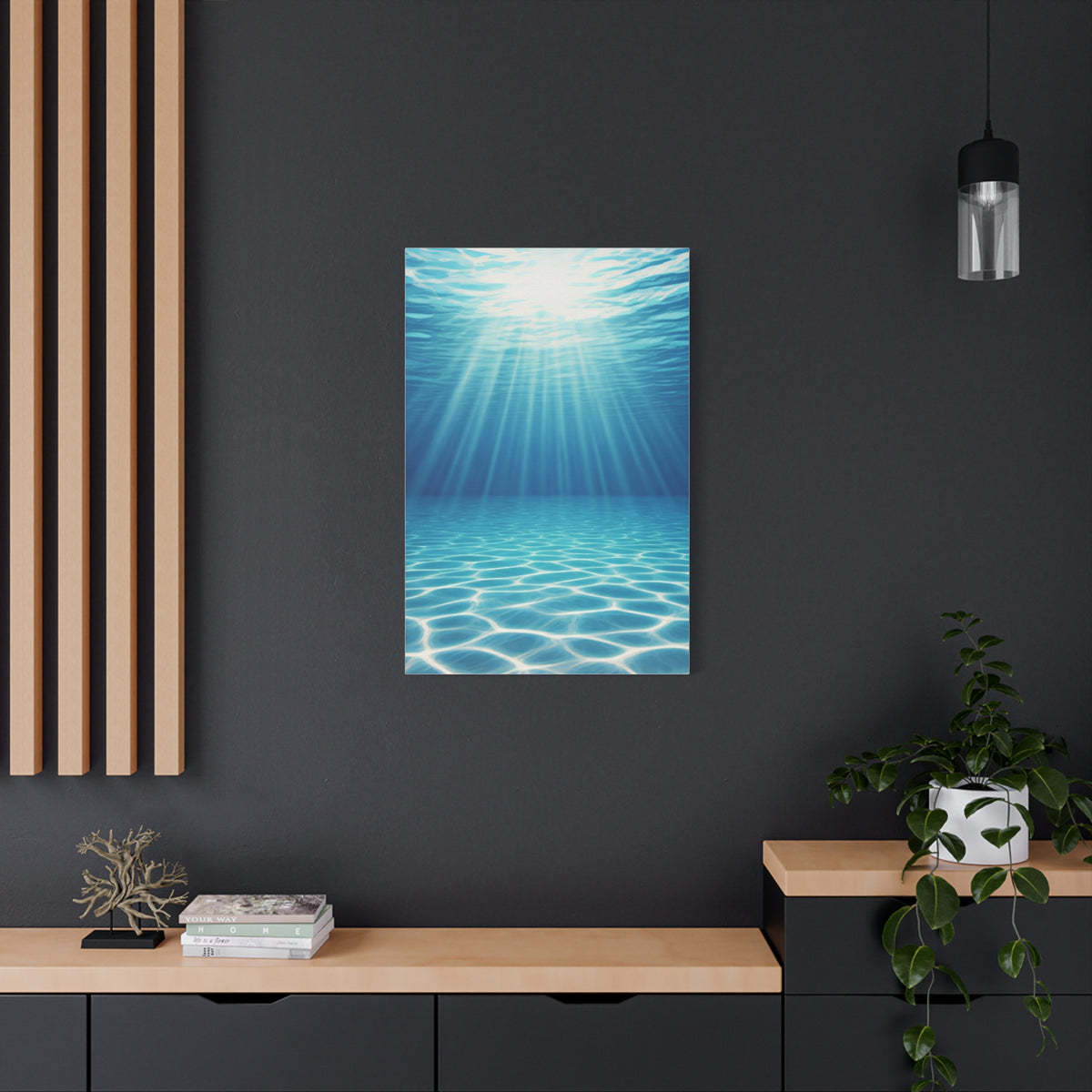 Sunlit Underwater Glow Wall Art & Canvas Prints  Product Description