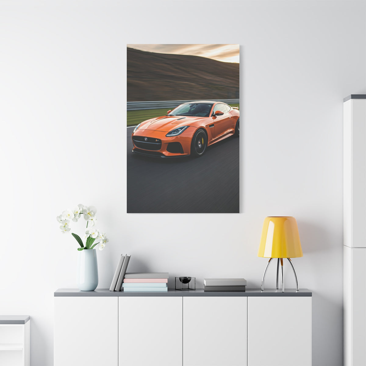 Jaguar F Type High Speed Straight Performance Wall Art & Canvas Prints
