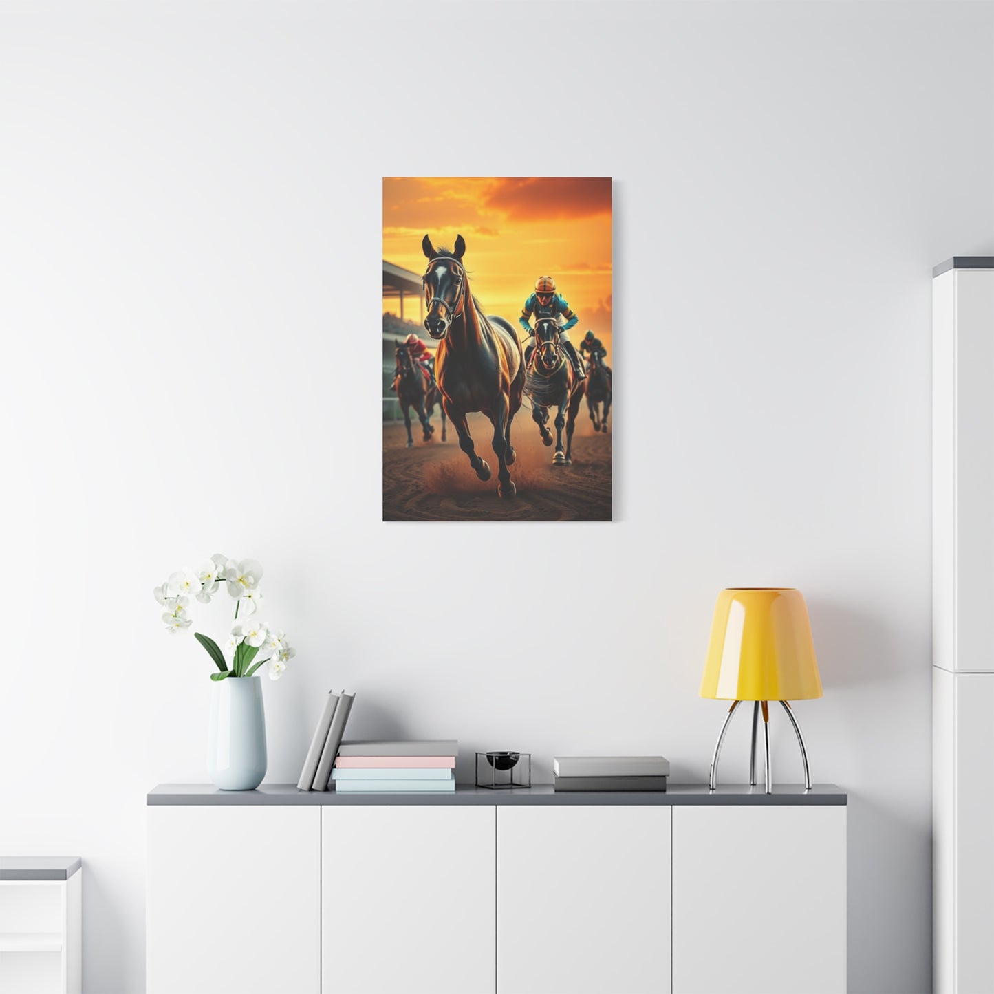 Elite Horse Racing Art Vision Wall Art & Canvas Print
