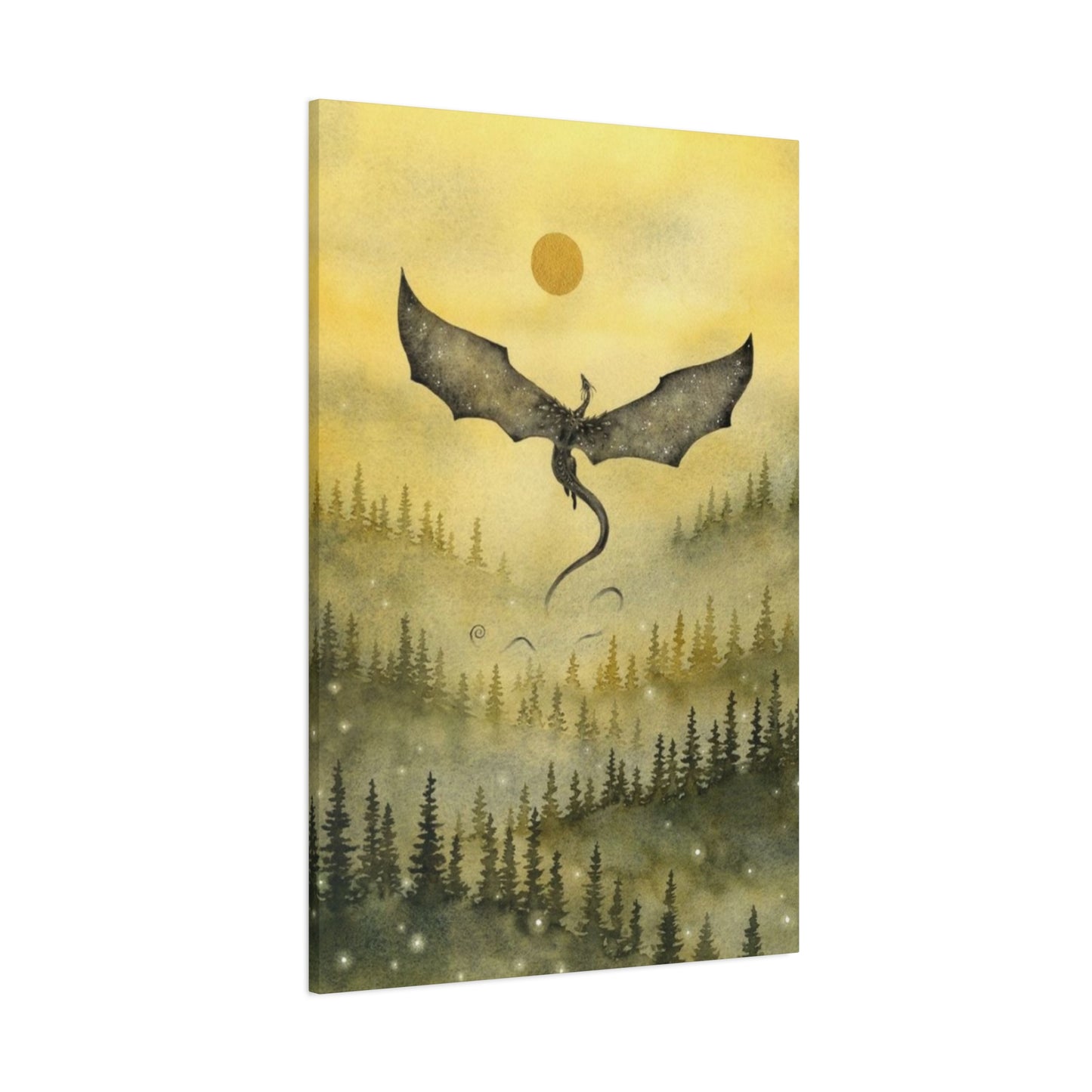 Dragon in Forest Wall Art & Canvas Prints
