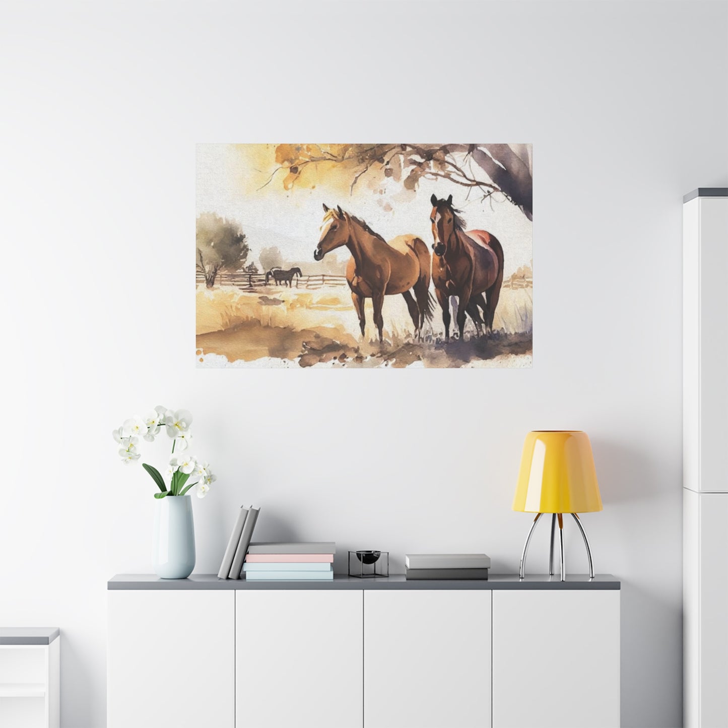 Horse in Stable Wall Art & Canvas Prints