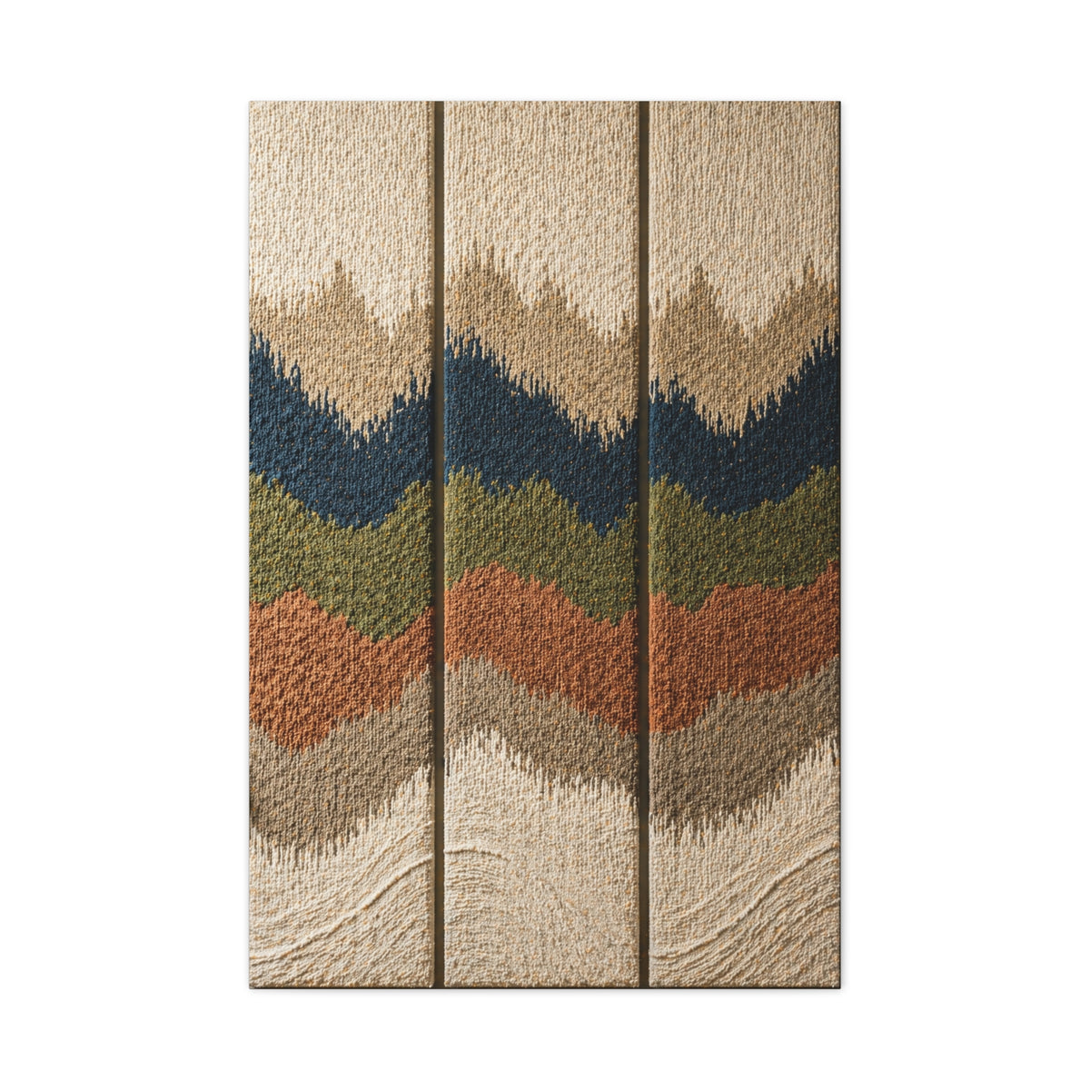 Layered Landscape Acoustic Texture Wall Art & Canvas Print