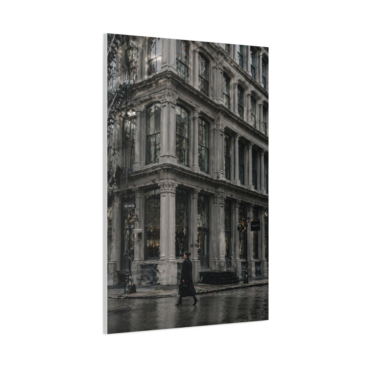 SoHo Cast Iron Corner Study Wall Art & Canvas Print