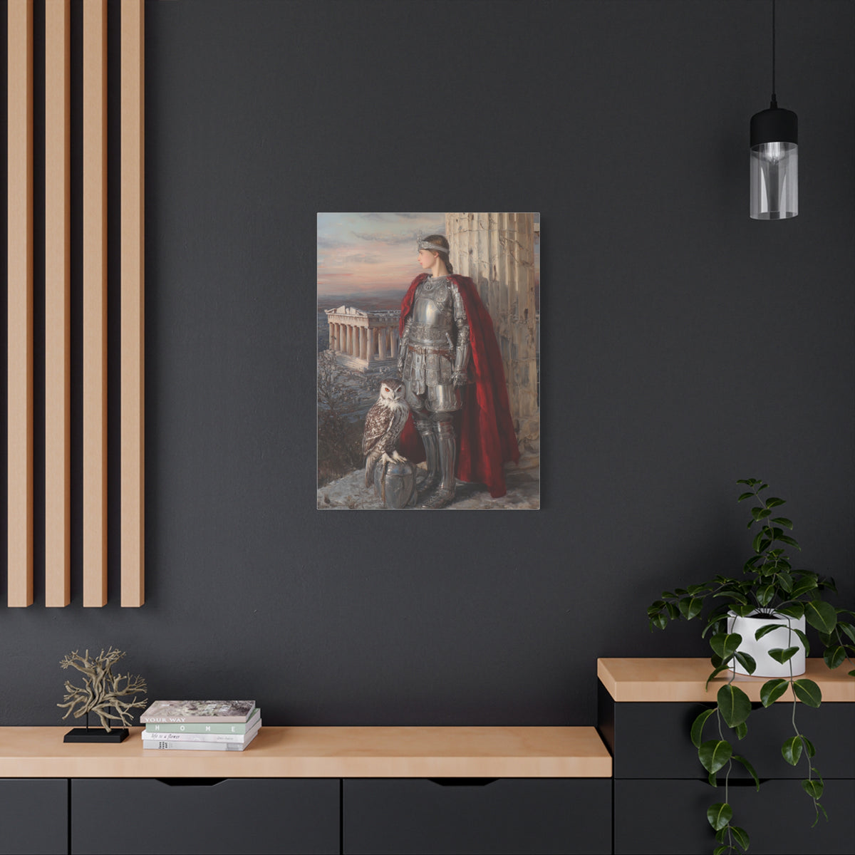 Athena Goddess of Wisdom Classical Painting Wall Art & Canvas Print