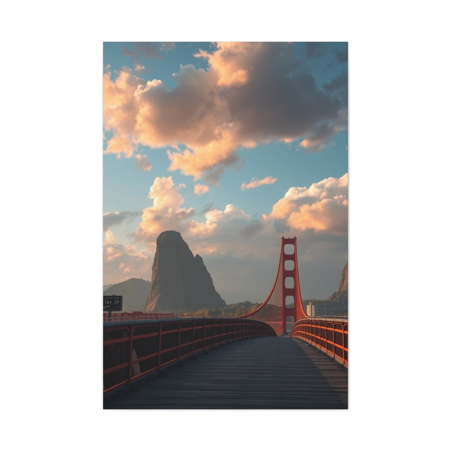 Verdant Horizon Elegance Wall Art & Canvas Print