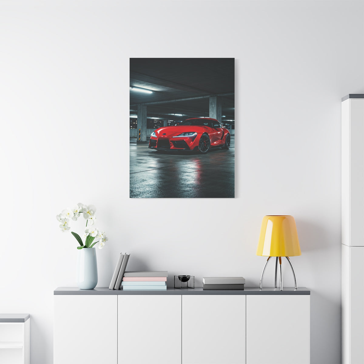 Toyota Supra Mk5 Underground Urban Scene Wall Art & Canvas Prints
