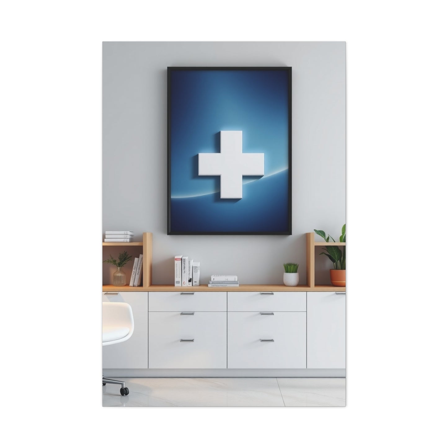 Clinic Office Decor Art Refined Canvas Wall Art & Canvas Print