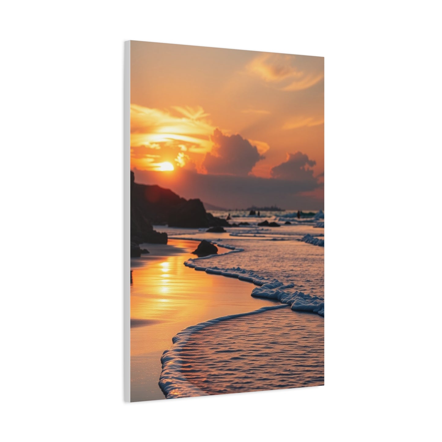 Collection Beach Sunrise and Sunset Art Wall Art & Canvas Print